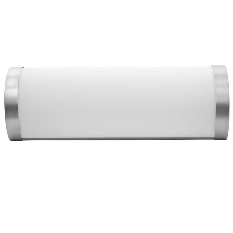Sleek Brushed Nickel Outdoor Dimmable LED Vanity Light