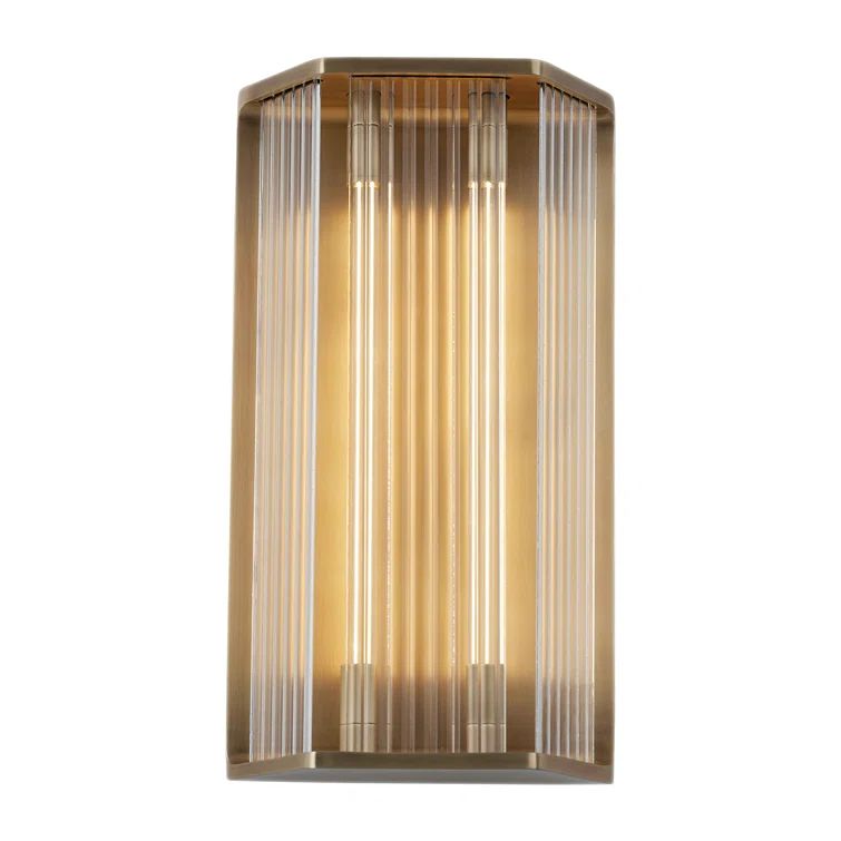 Vintage Brass and Bronze Dimmable LED Bath Bar Light