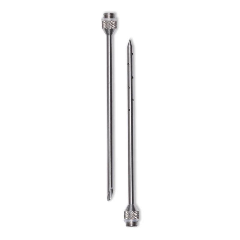 Stainless Steel Manual Meat Injector with Interchangeable Needle Tips