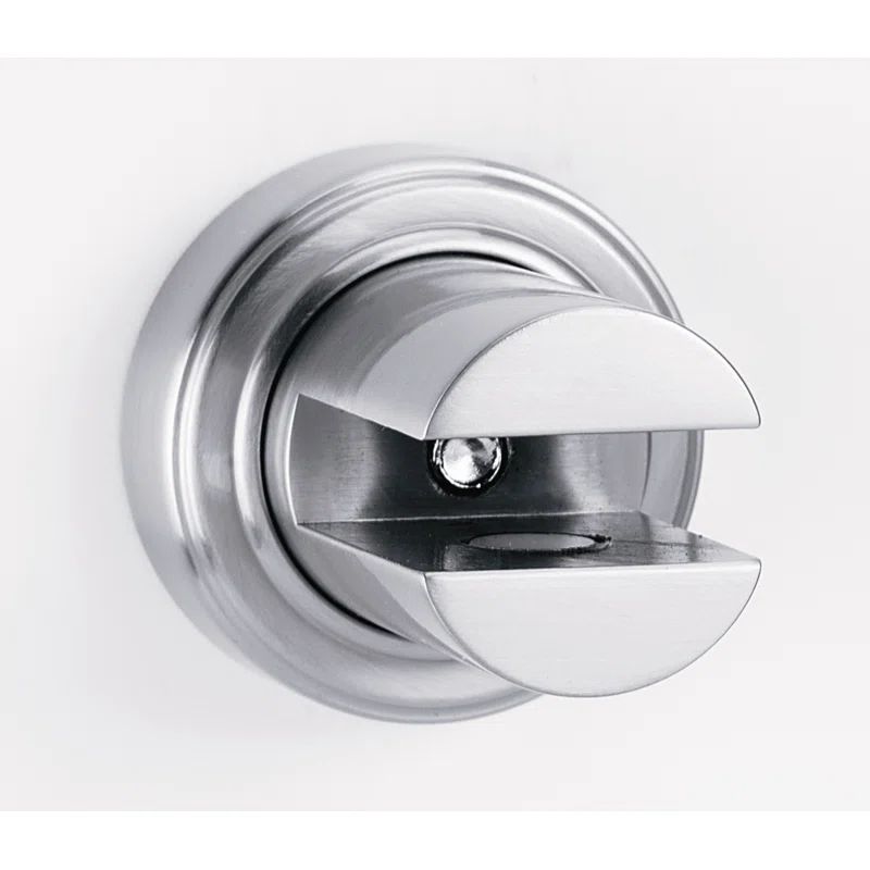 Polished Chrome Infinity Antimicrobial Wall Shelf Bracket Set