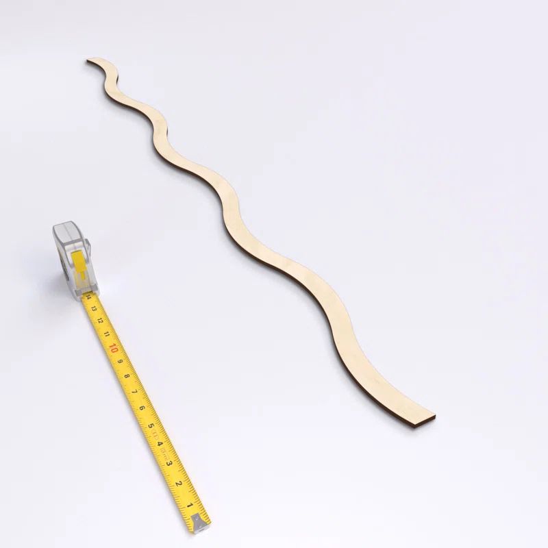 Birch Adjustable 47" Decorative Wood Slat Wall Panel Kit