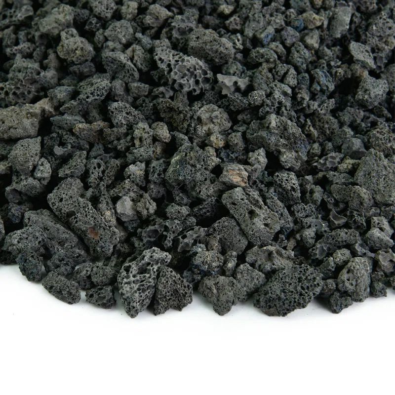 10 lbs Black Volcanic Lava Rock for Fire Pits & Fireplaces