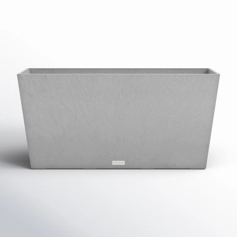 Gray 31" Recycled Plastic Outdoor Planter