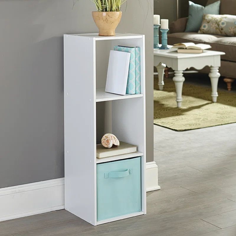 White 3-Cube Organizer Shelf Unit