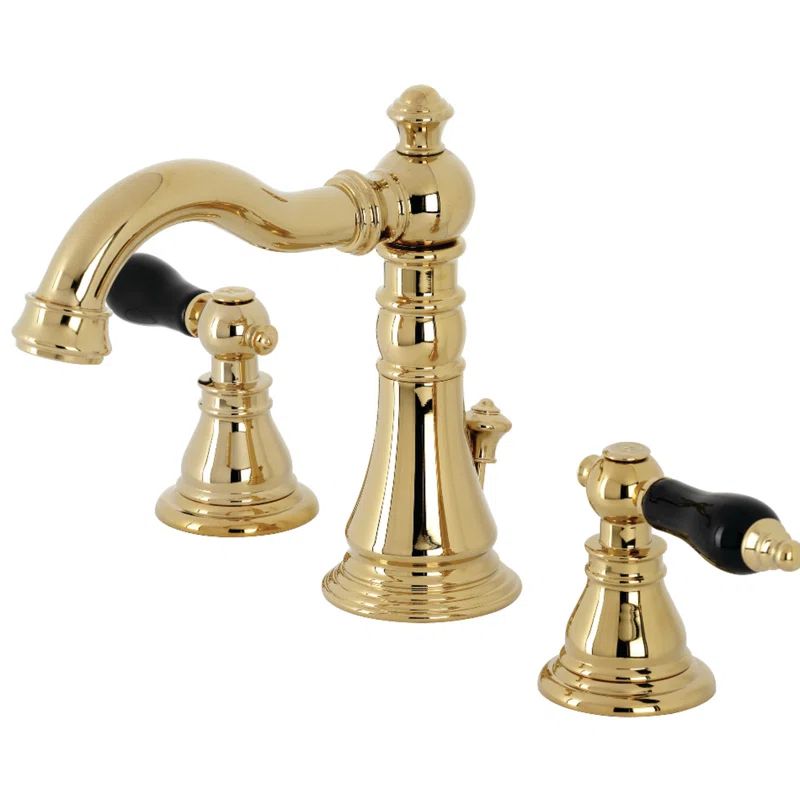Duchess Traditional Polished Brass Widespread Bathroom Faucet