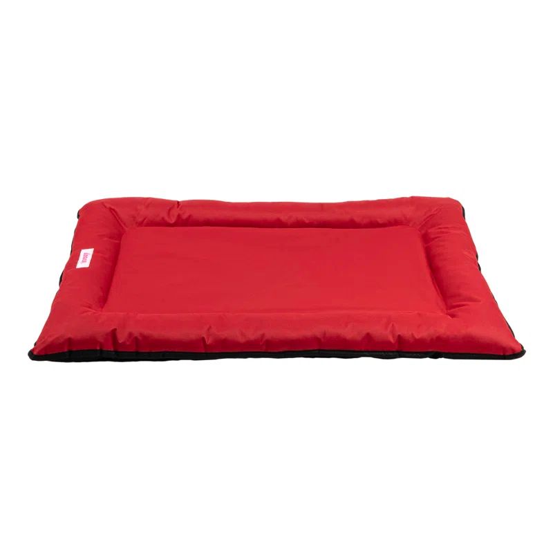 X-Large Red Waterproof Orthopedic Outdoor Memory Foam Dog Bed