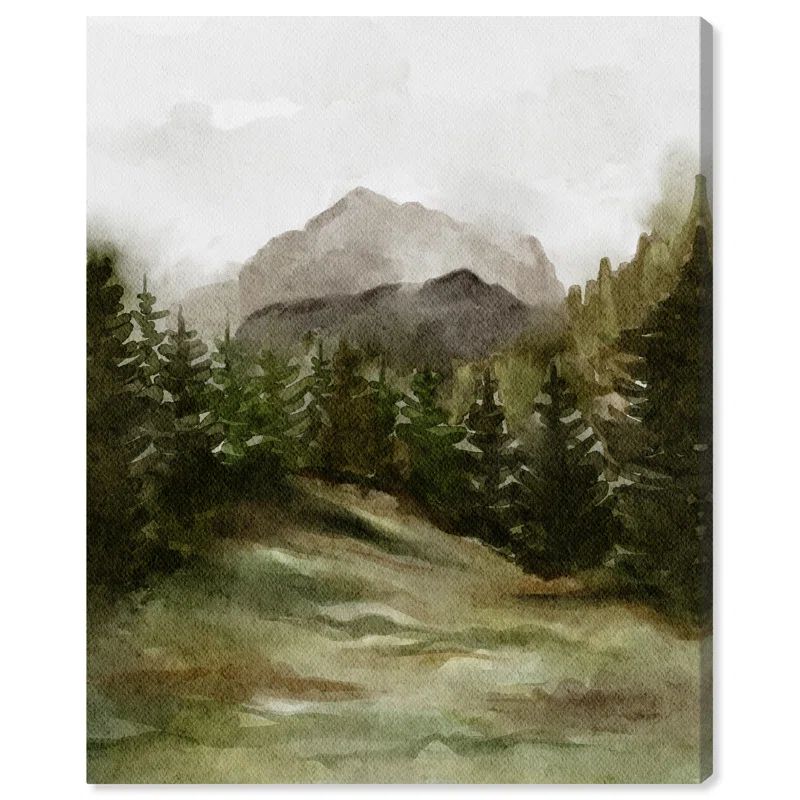 April Woodland Landscape Wrapped Canvas Wall Art, 20" x 24"