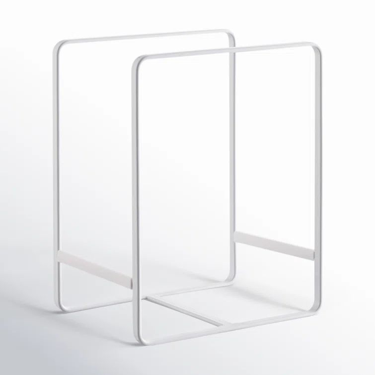 Elegant White Large Steel Dish Storage Rack