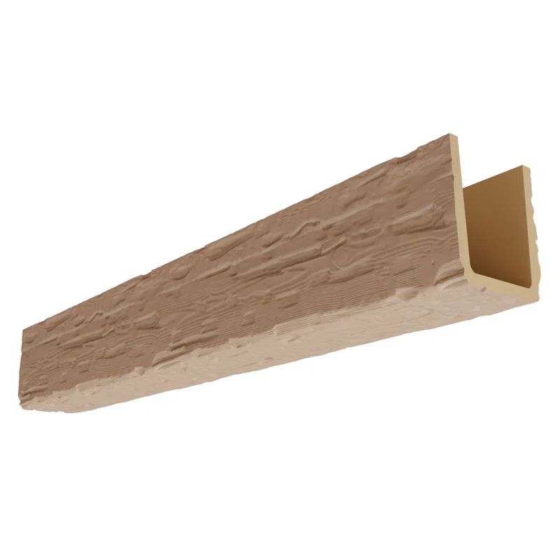 Primed Tan Faux Wood 96" Ceiling Beam