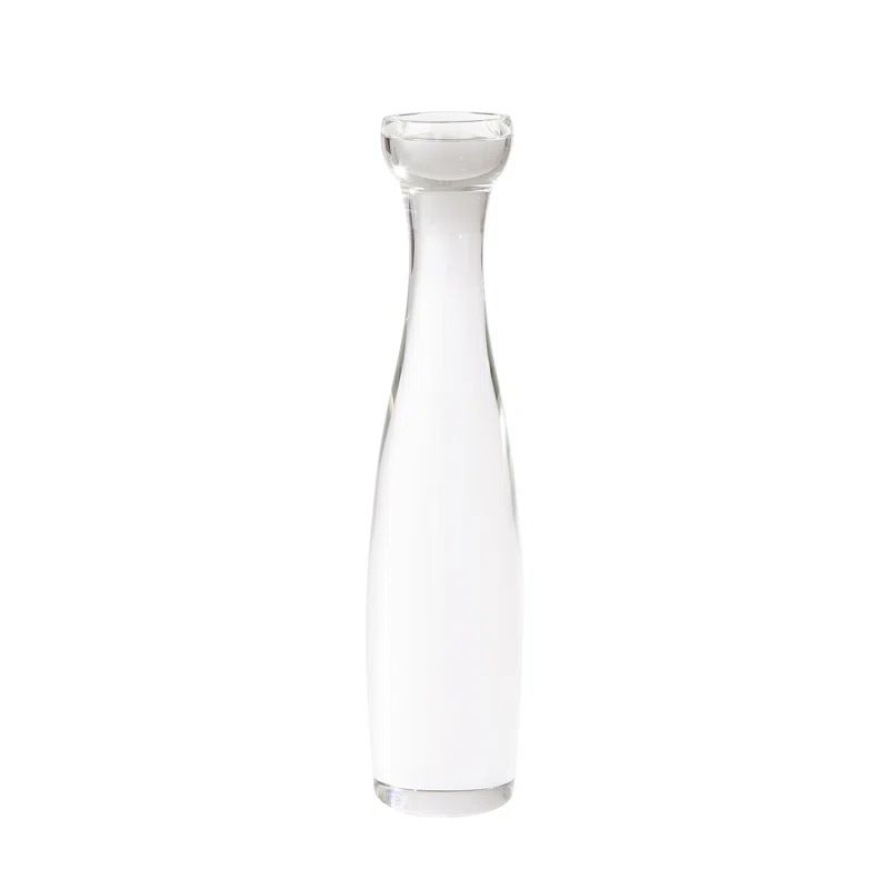 Elegant 22" Crystal Tabletop Candlestick for 3" Pillar Candles