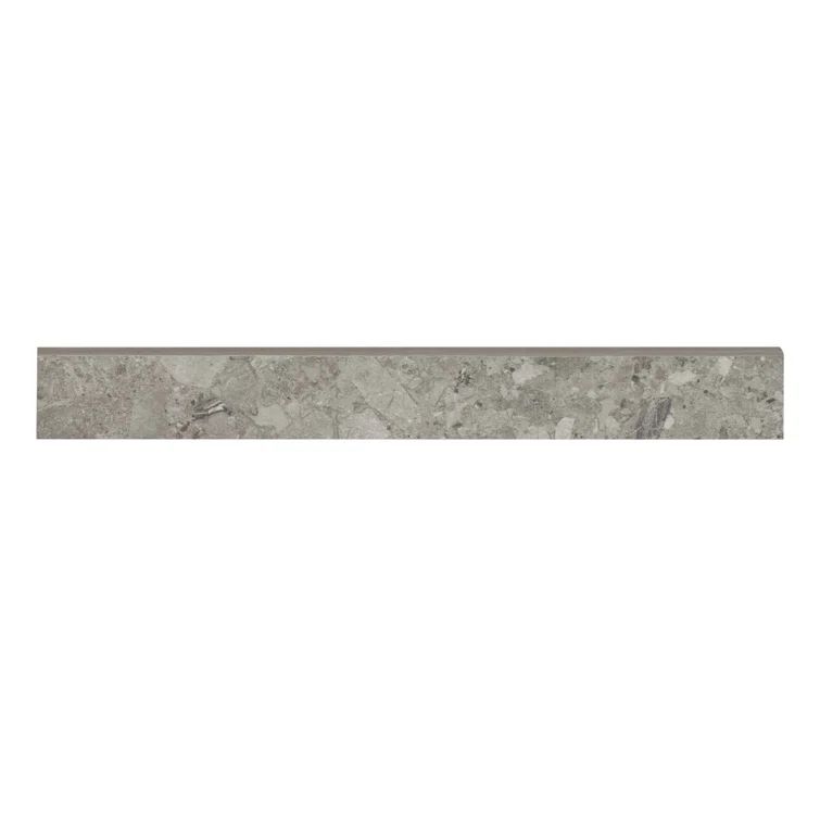 24'' Dark Gray Porcelain Bullnose Tile Trim