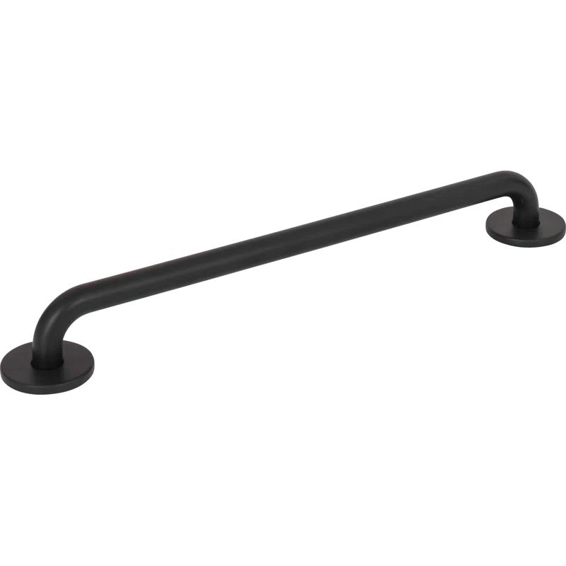 Matte Black 9 1/4" Modern Brass Bar Handle
