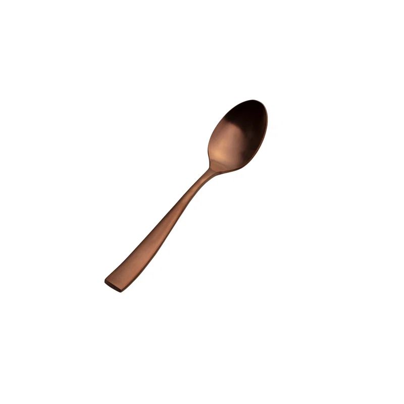 Manhattan Rose Gold Matte Stainless Steel Soup Spoon Set