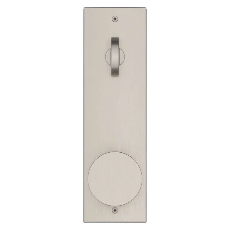 Santa Cruz Satin Nickel Contemporary Single Cylinder Handleset