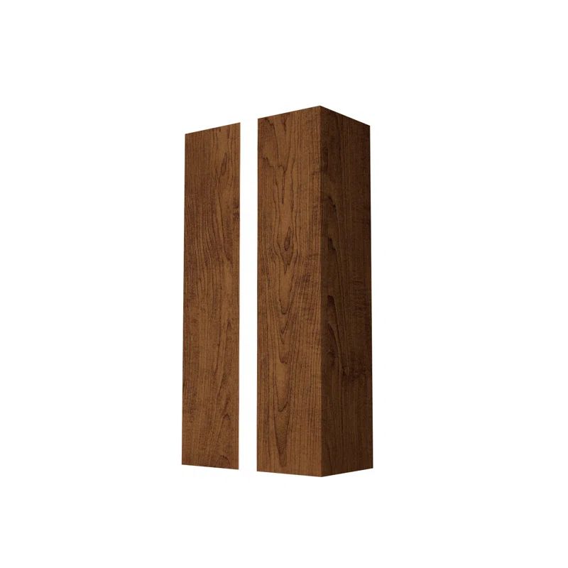 Imbuia Wood Modern Direct Wired Wall Sconce