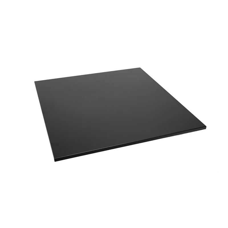 Black Steel 30" Square Fire Pit Lid