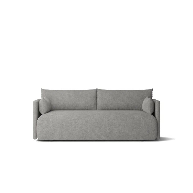 Offset 2-Seater Cozy Bouclé Cotton Blend Sofa in Looped Acrylic