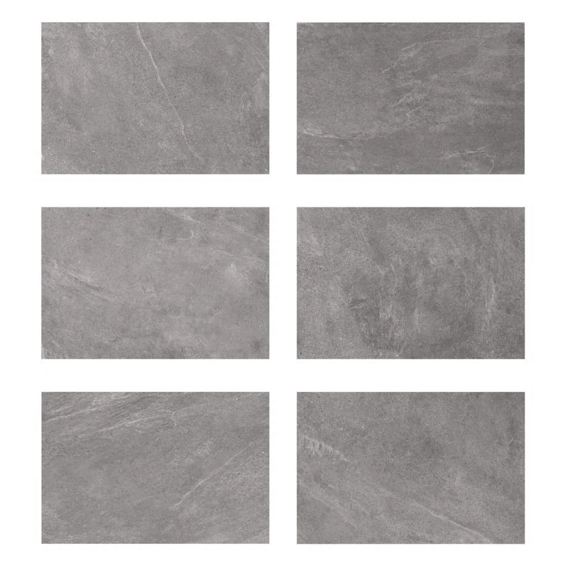 Monolith Silver Gray Matte Rectified Porcelain Floor Paver Tile