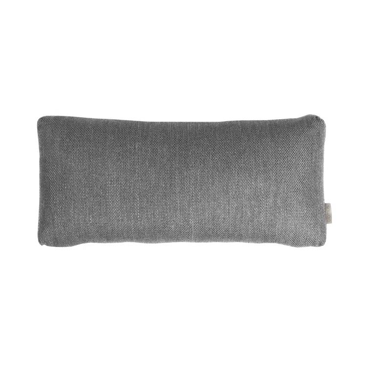 Gray Rectangular Synthetic Fiber Cushion for Nursery
