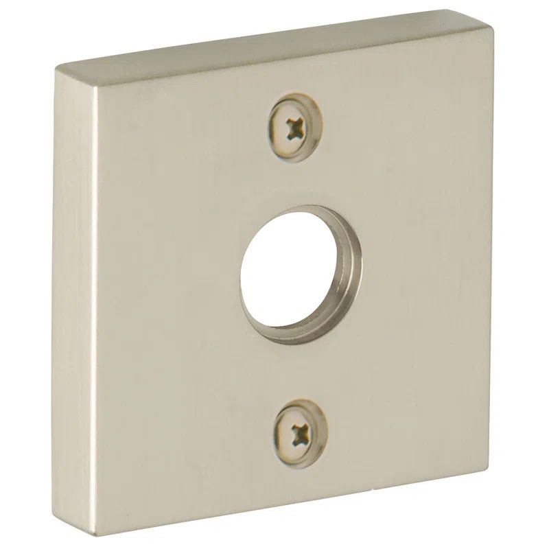 Square Satin Nickel Emergency Release Trim Rosette