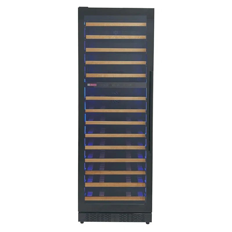 Allavino Dual Zone Black Freestanding 67 Bottle Wine Refrigerator