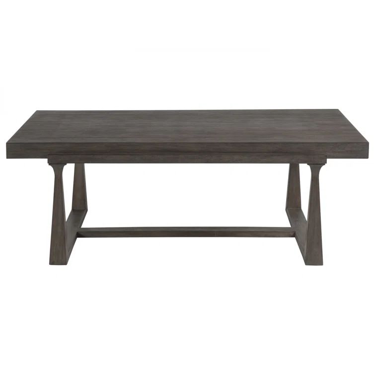 Traditional Warm Medium Brown Mahogany Rectangular Cocktail Table