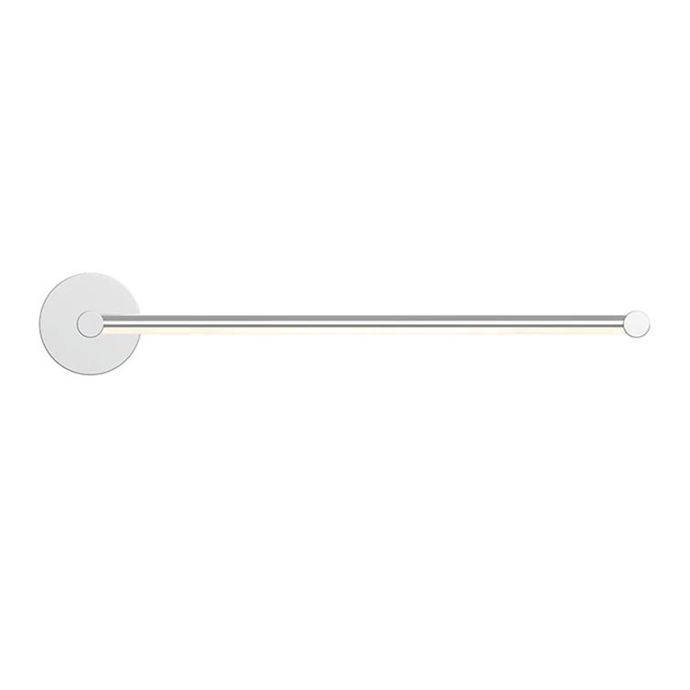 Chrome Dimmable LED Wall Sconce with Rotatable Tubes