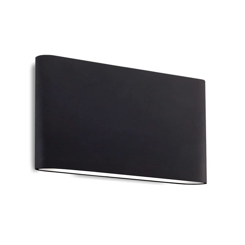 Talis Minimalist Black Aluminum LED Wall Sconce