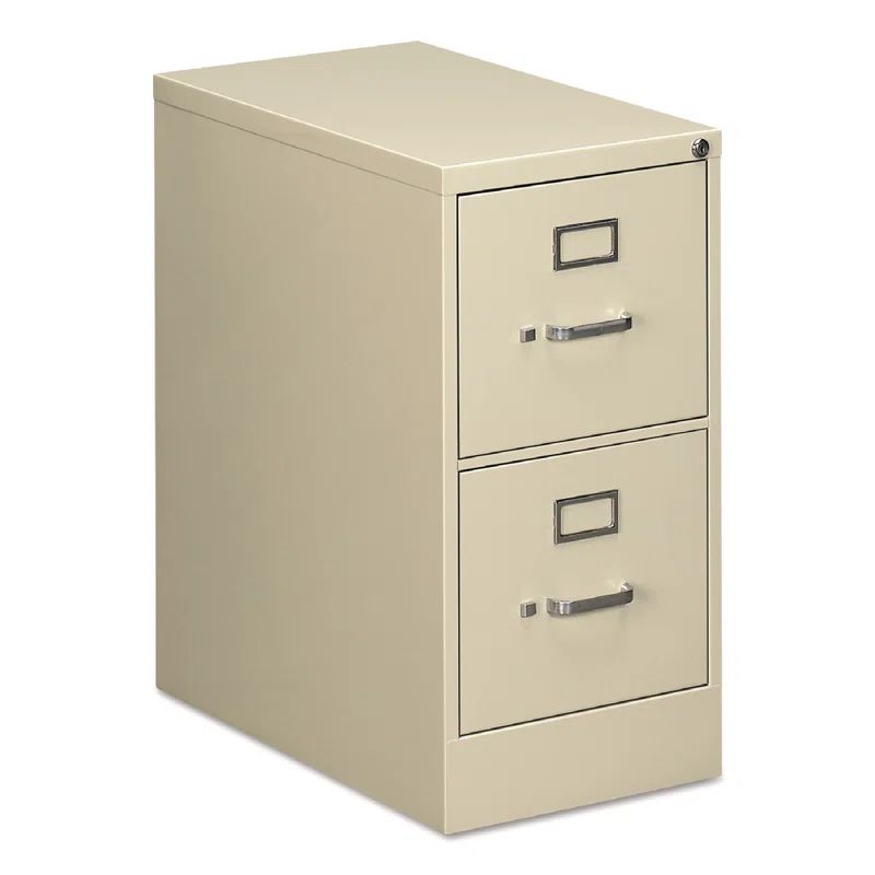 Putty 15'' Wide 2-Drawer Lockable Steel File Cabinet