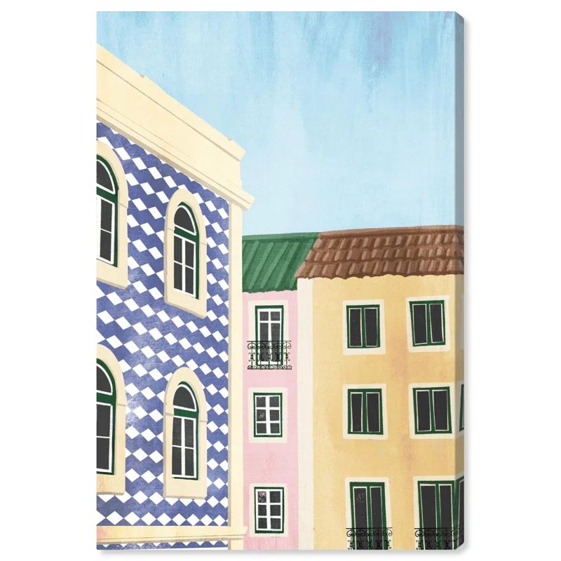 Around the Corner Multicolor Canvas Art Print, 30" x 20"
