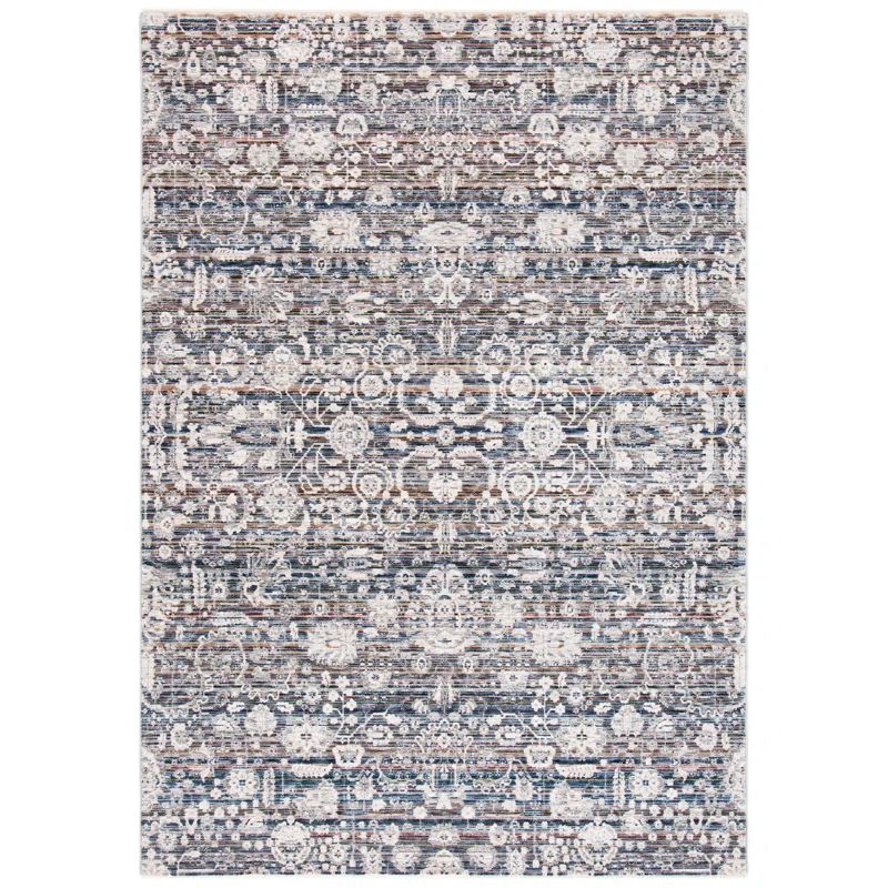 Verona Oriental Light Blue Hand-Knotted Round Rug