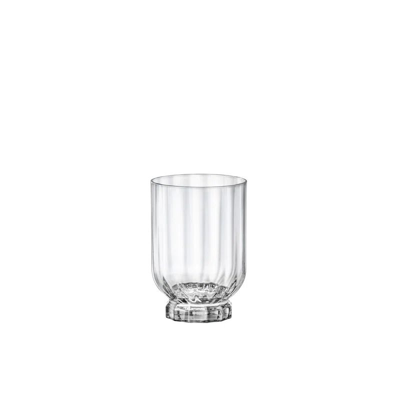 Clear 12.6 oz Lead-Free Glass Drinking Set of 4