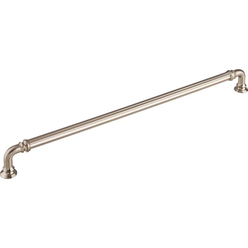 Brushed Satin Nickel 9" Reeded Handle Pull