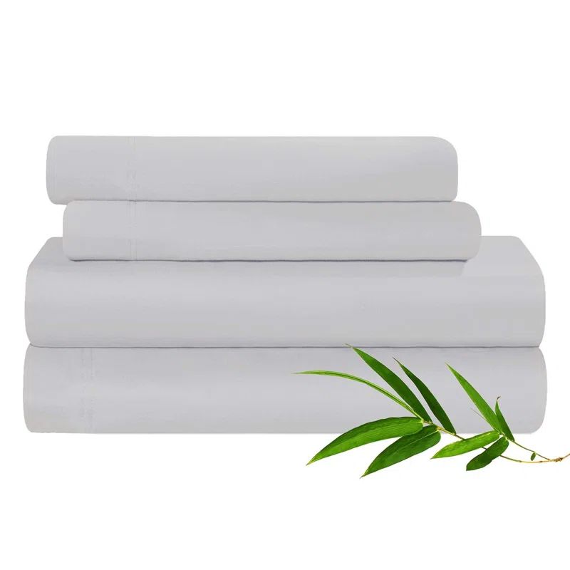 Platinum Queen Bamboo Rayon Deep Pocket Sheet Set