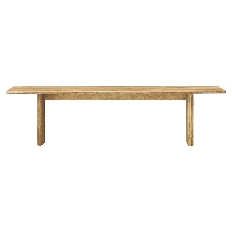 Amistad 72" Oak Mango Wood Dining Bench