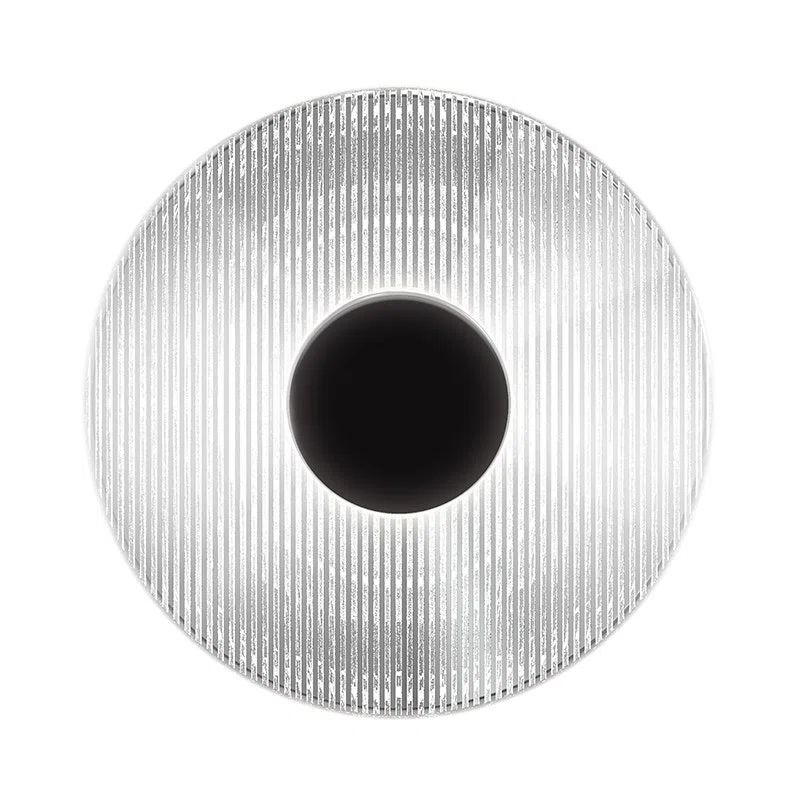 Satin Black 9" Dimmable LED Wall Sconce Direct Wired