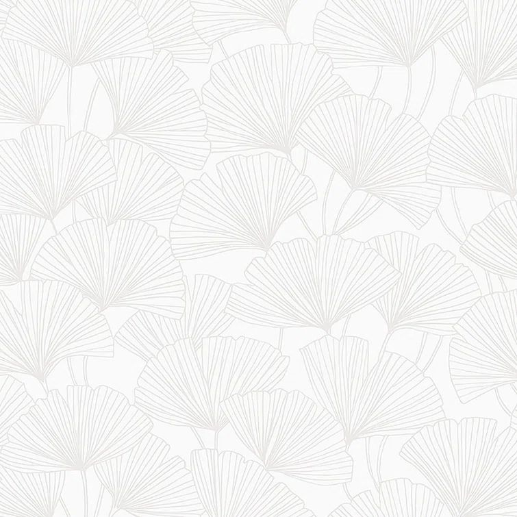 Navy and Off-White Non-Woven Scandinavian Wallpaper