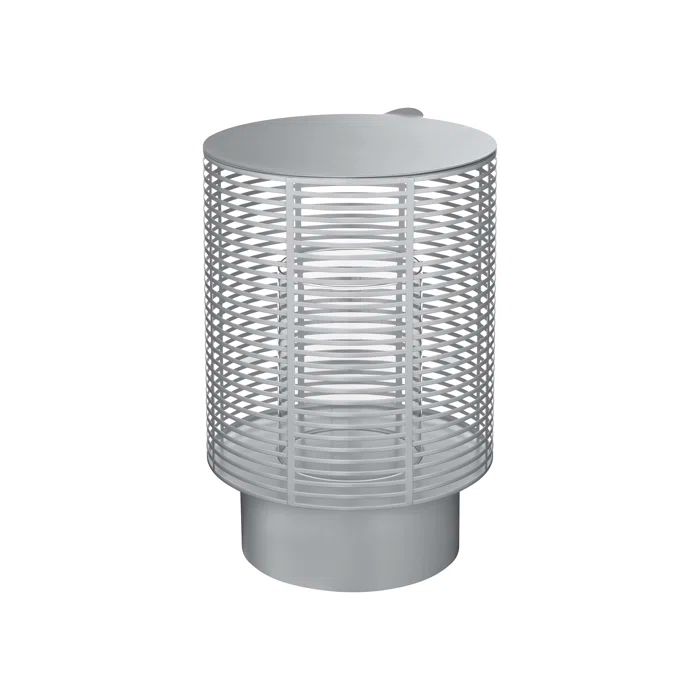 Olea Silver Glass Hanging Lantern Candle Holder