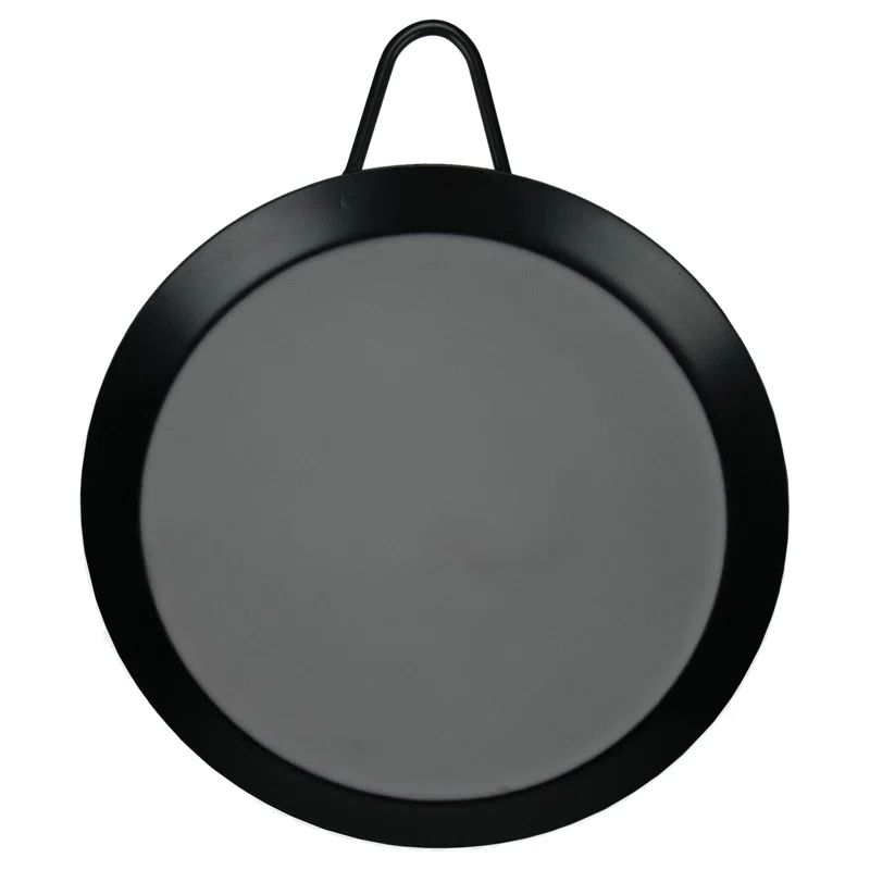 Brentwood 11-Inch Black Nonstick Carbon Steel Round Griddle Pan