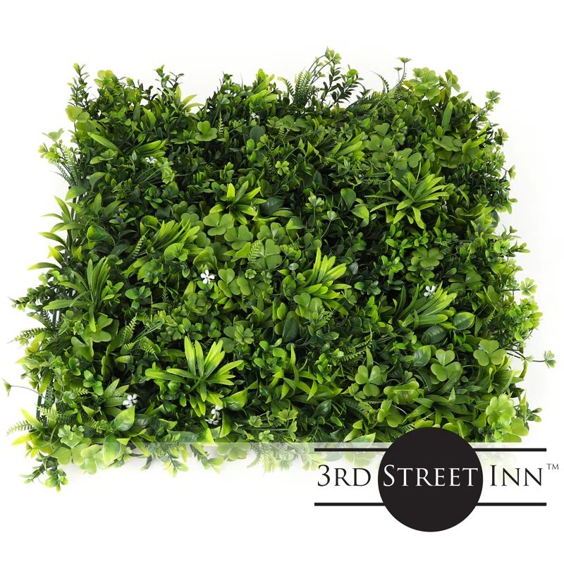 20'' Green Plastic Artificial Fern Topiary for Outdoor Fall Decor