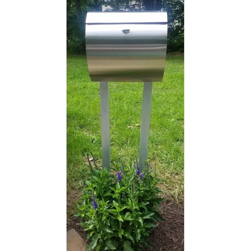 Stainless Steel Locking Wall Mounted Mailbox