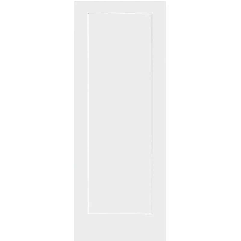 Primed White Solid Pine Shaker Style Interior Door