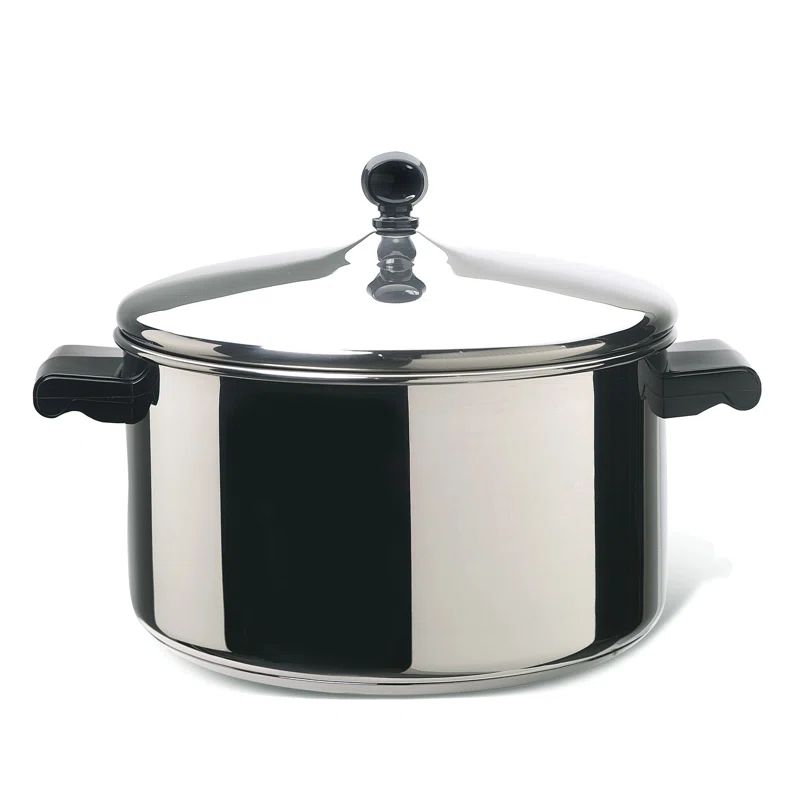 Farberware Classic 6-Quart Stainless Steel Stockpot with Lid