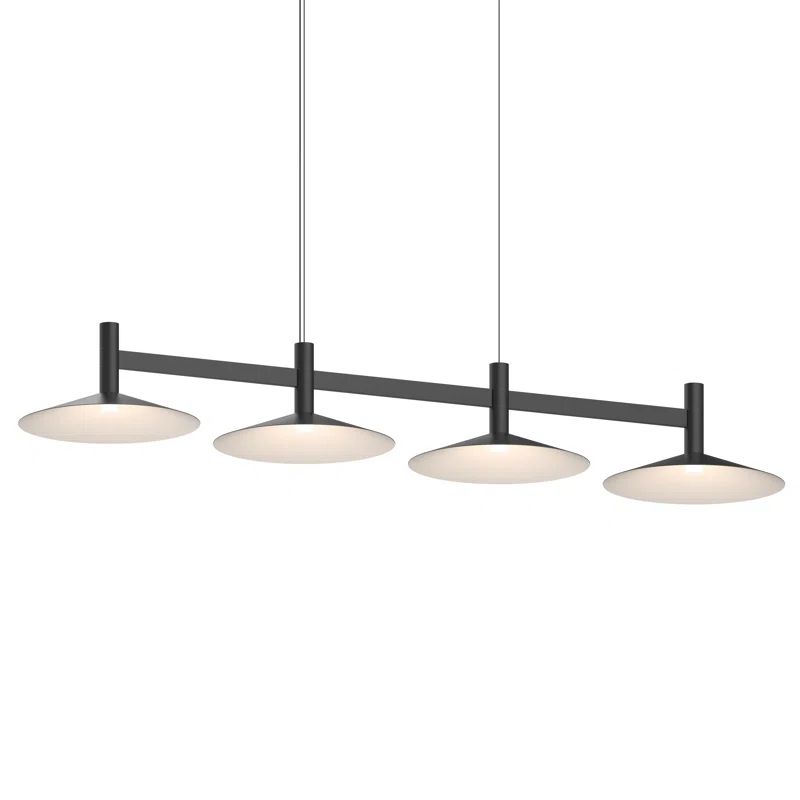 Systema Staccato 43" Black LED Linear Outdoor Pendant
