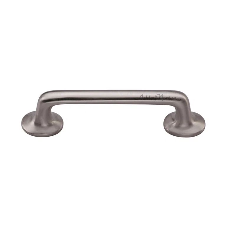 Brushed Satin Nickel Solid Brass 8" Cabinet Bar Pull