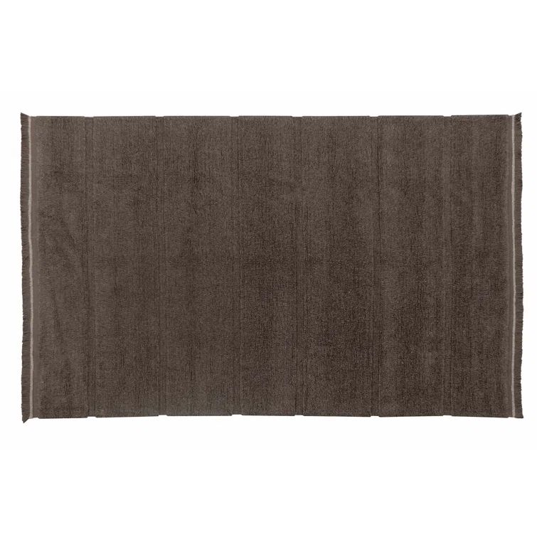 Steppe Cozy Sheep Brown Hand-Tufted Wool Rug 6'7" x 9'10"