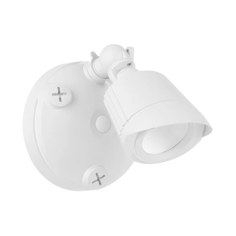 White Integrated LED Outdoor Security Flood Light