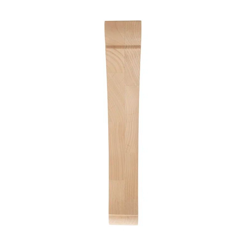 10 in Unfinished Alder Traditional Wood Corbel