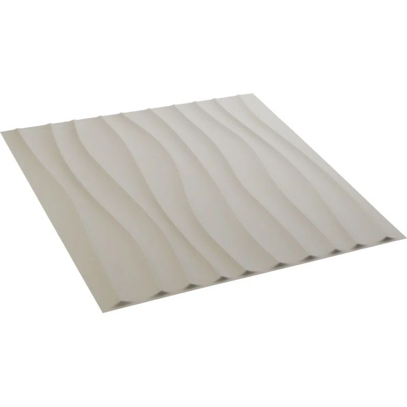 UltraCover Satin Blossom White Textured 3D PVC Wall Panel