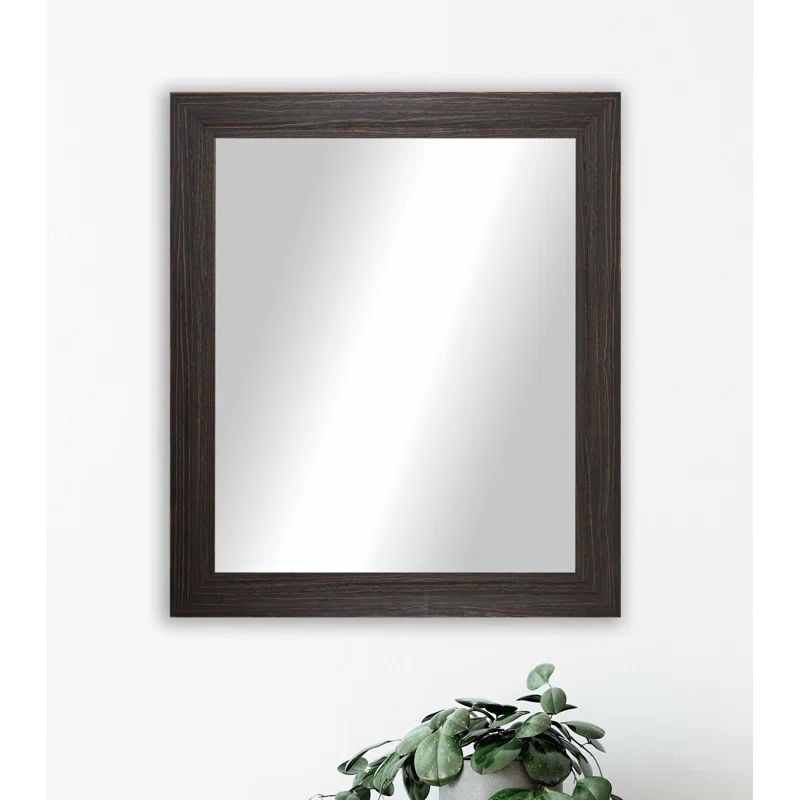 Modern Rustic Solid Wood Framed Mirror 48.25" x 36.25"